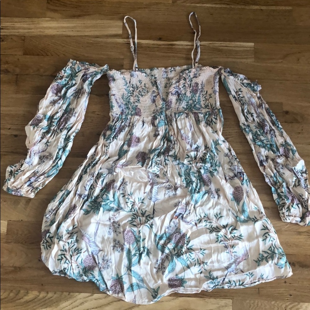 Zara off the shoulder dress